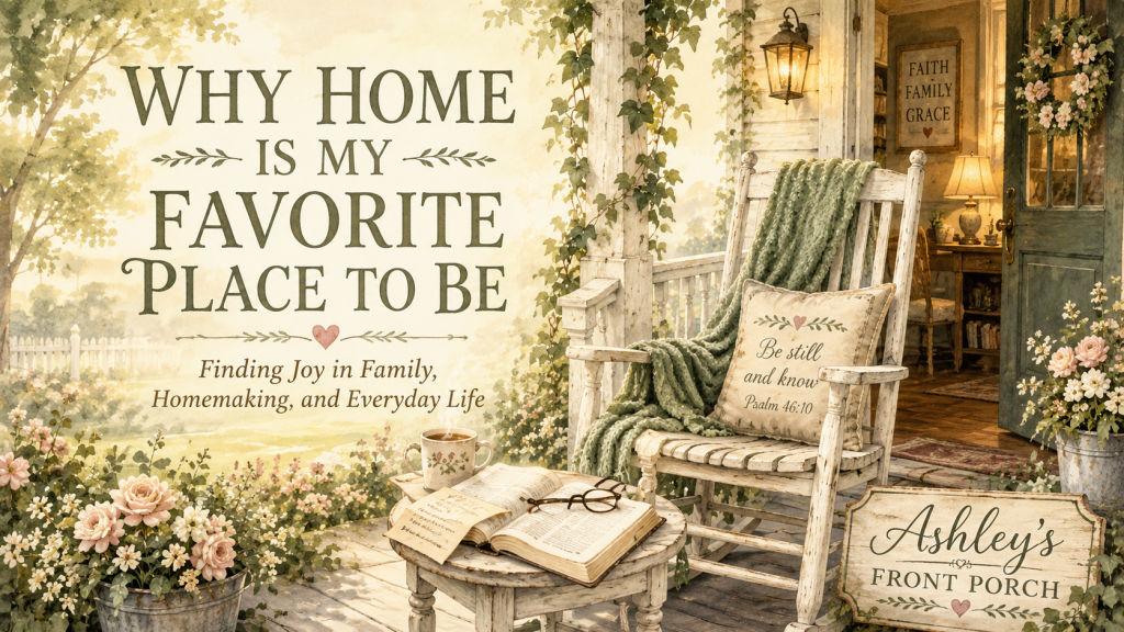 Why Home Is My Favorite Place to Be